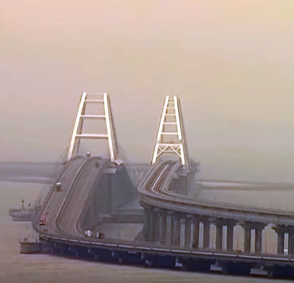 Открытие железнодорожной части Крымского моста