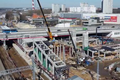 Строительство нового тоннеля на центральном участке МЦД-3 началось в Москве
